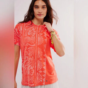 NWT Free People Maui Graphic Tee